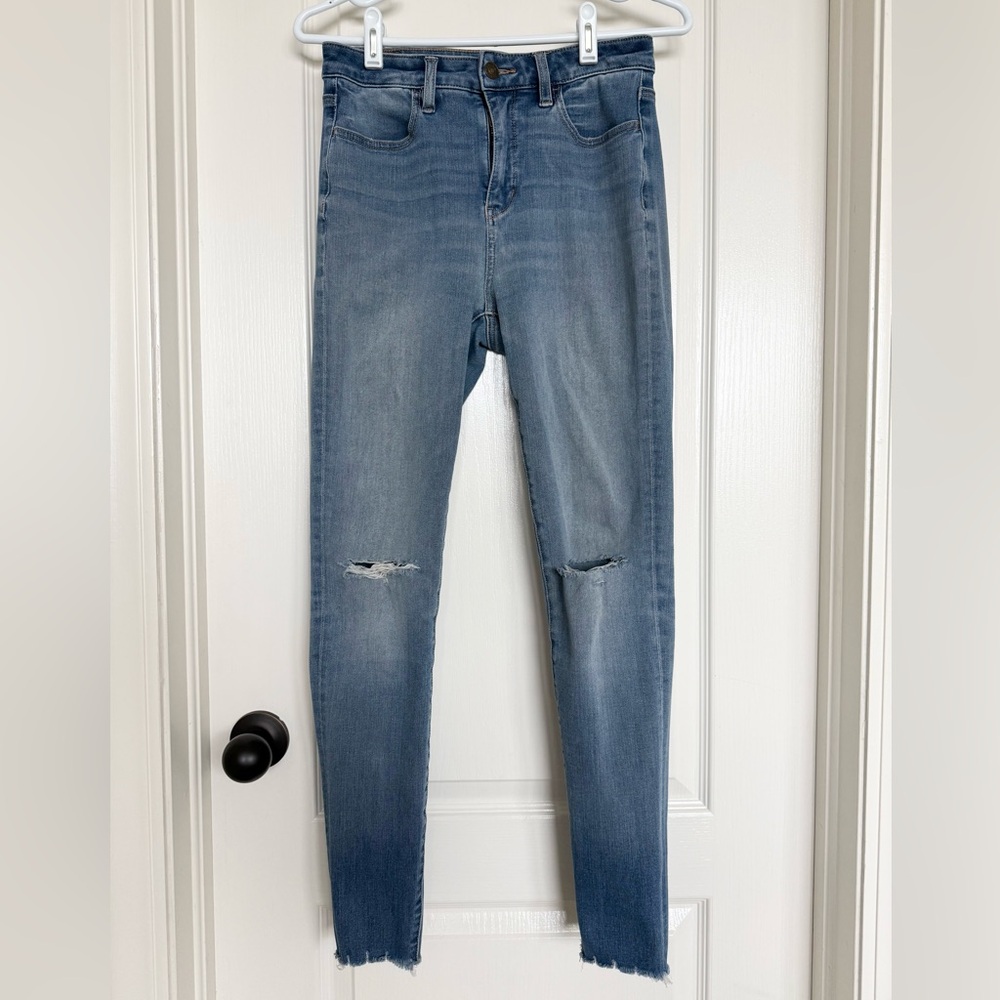 American Eagle Super High Rise Dream Jean Jeggings Size 4 Regular